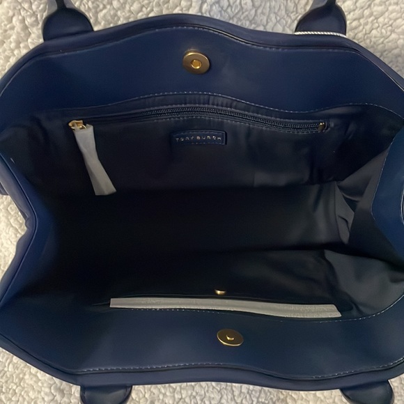 TORY BURCH Ella Mini Rope Tote Bag(French navy ) - Picture 10 of 12